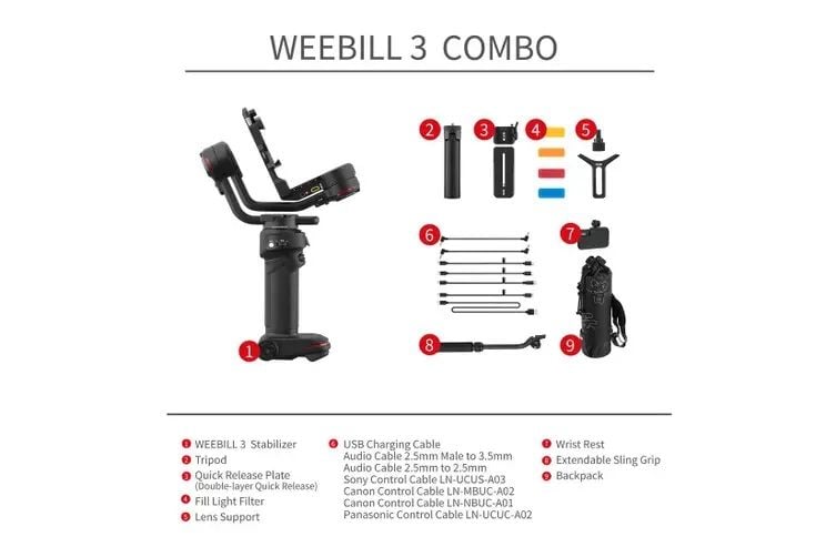 ZHIYUN WEEBILL 3 COMBO Kit
