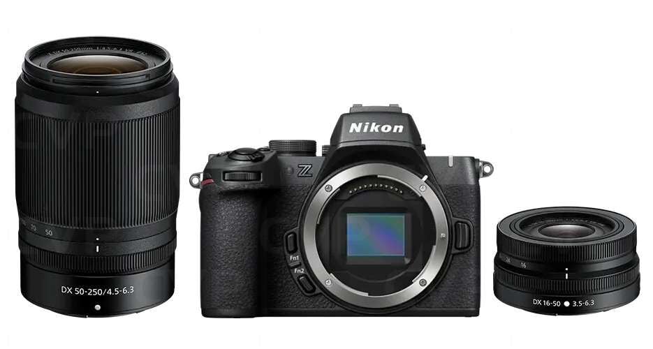 Nikon Z50II +  Nıkkor DX 16-50 + 50-250 DX