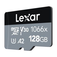 Lexar 128GB microSDXC UHS-I U3 Professional Silver 1066x