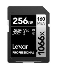 Lexar 256GB Professıonal SDXC UHS-I U3 C10 V30 4K UHD 1066x