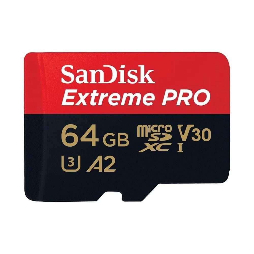 Sandisk 64GB Extreme PRO microSDXC UHS-I U3 4K 200MB/s
