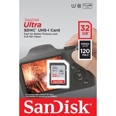 Sandisk Ultra 32GB SDHC 120MB/s