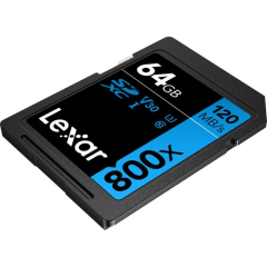 Lexar 64GB SDXC UHS-I U3  4K  V30 C10 800x