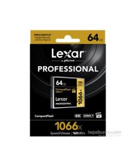 Lexar Professıonal 64GB CF 4K UDMA7 1066x 160MB/s