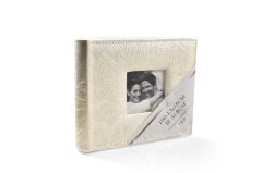 BF 13x18 100LÜ DERİ ALBÜM BEYAZ GÜLLÜ