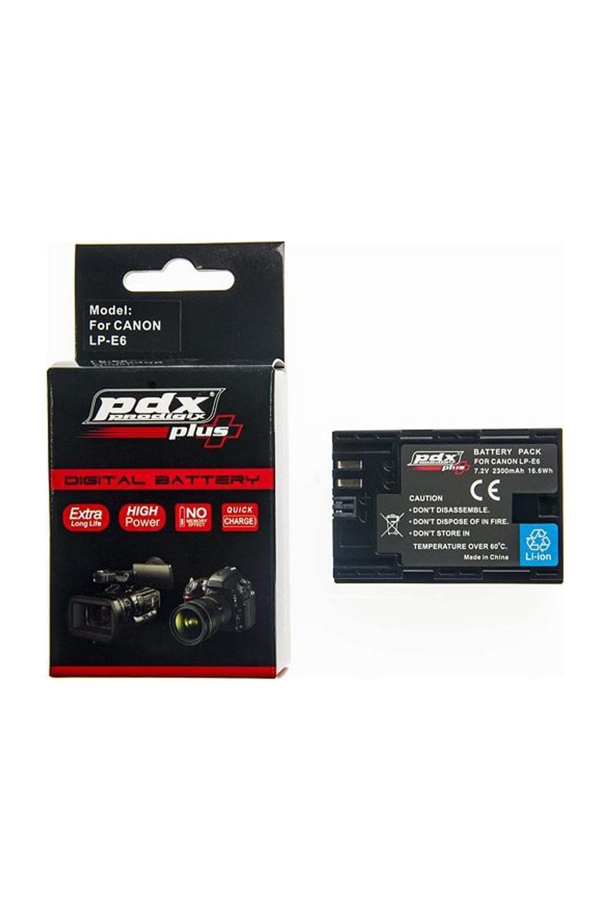 PDX LP-E6 Canon Makina Bataryası