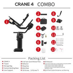 ZHIYUN CRANE 4 COMBO
