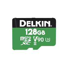 Delkin 128GB Power UHS-II (V90) Micro SD Hafıza Kartı