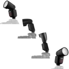 Godox V1 Canon Uyumlu Yuvarlak Kafa Flaş