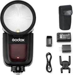 Godox V1 Canon Uyumlu Yuvarlak Kafa Flaş