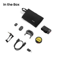 Insta360 Mic Pro Kablosuz Yaka Mikrofonu (1 TX + 1 RX)