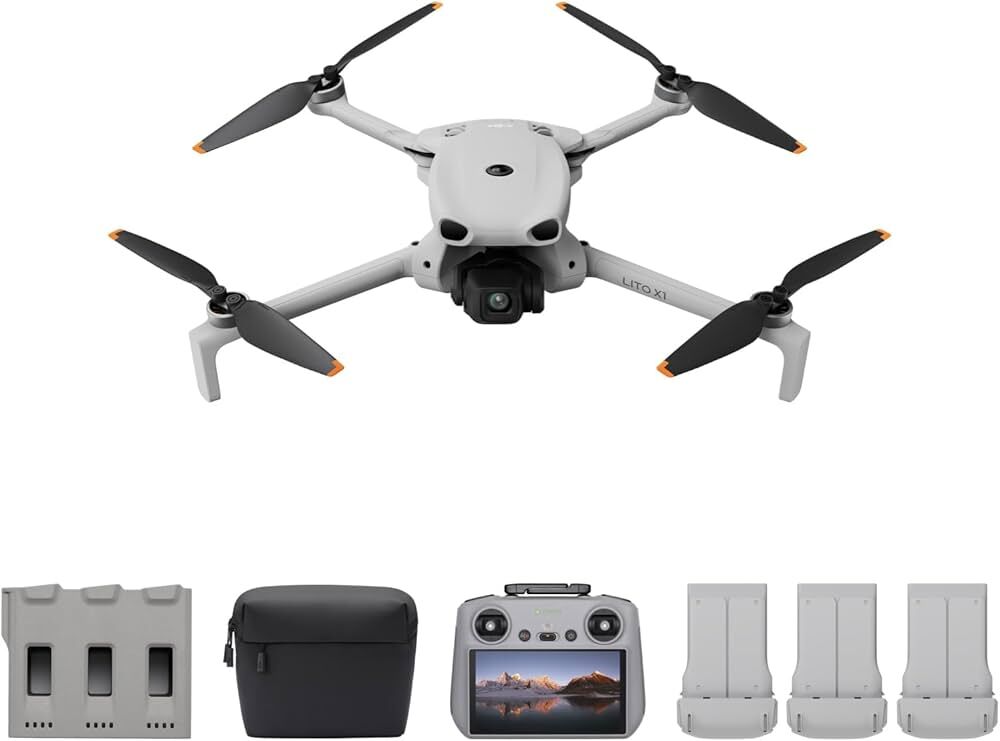 DJI Lito X1 Fly More Combo Plus (DJI RC 2) Drone Seti