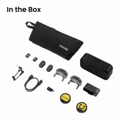 Insta360 Mic Pro Kablosuz Yaka Mikrofonu (2 TX + 1 RX)