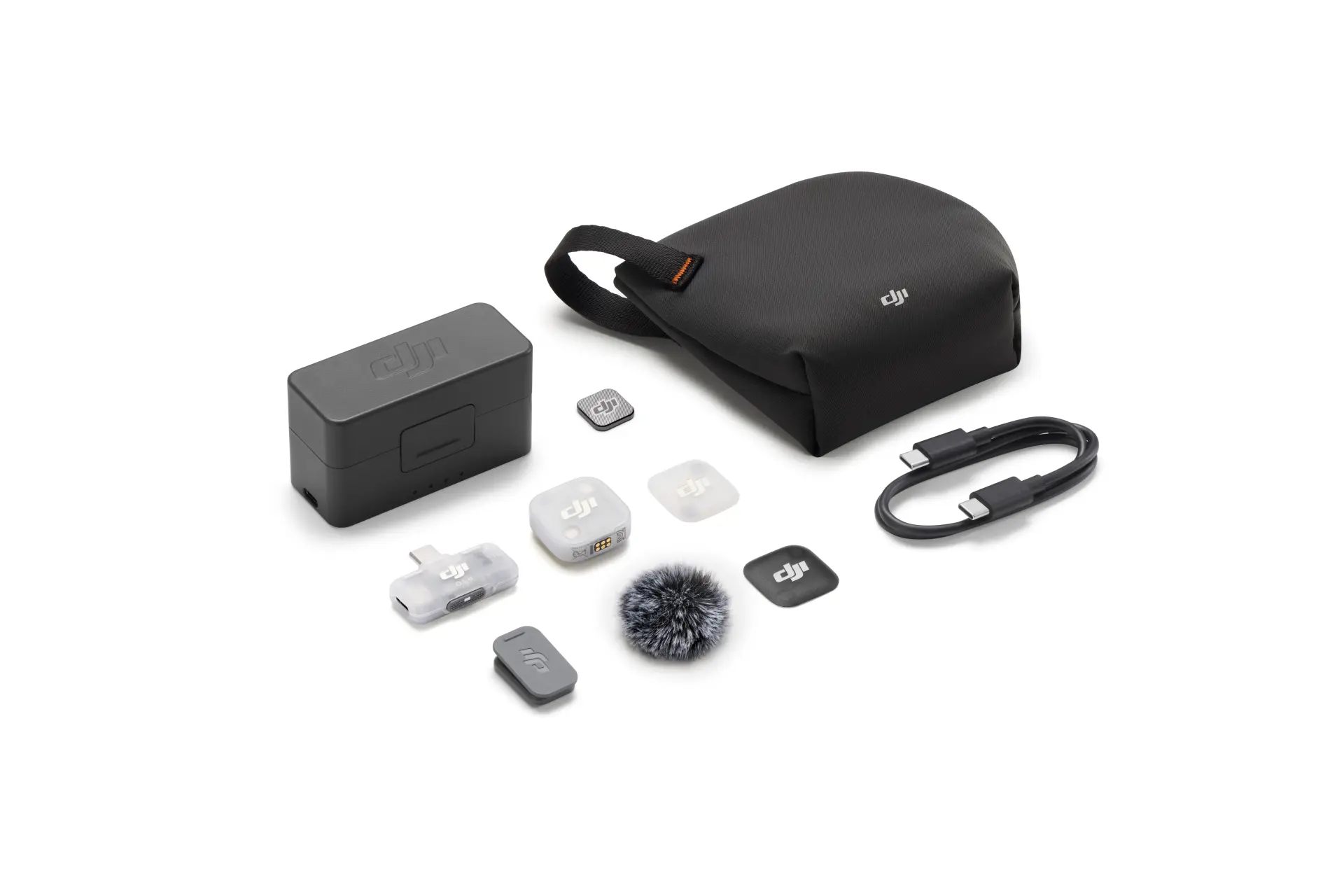 DJI Mic Mini 2 Kablosuz Yaka Mikrofonu (1 TX + 1 Mobil RX + Şarj Kutusu)