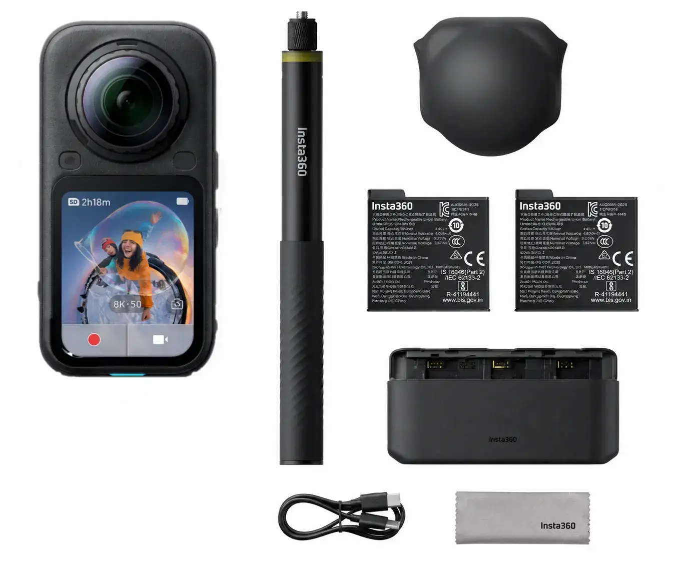 Insta360 X6 8K 360 Essentials Bundle